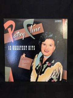 Patsy Cline, 12 Greatest Hits Vinyl. 