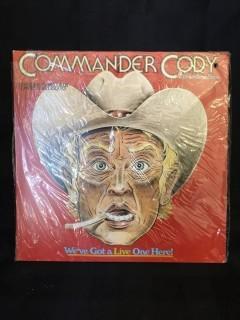 Commander Cody, We've Got A Live One Here Vinyl. 