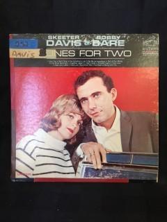 Skeeter Davis & Bobby Bare, Tunes For Two Vinyl. 