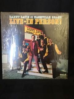 Danny Davis and The Nashville Brass, Live In Person Vinyl. 