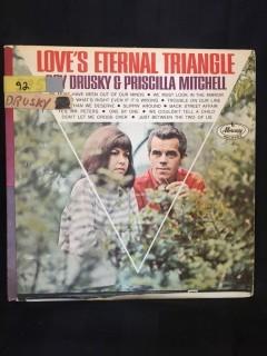Roy Drusky & Priscilla Mitchell, Love's Eternal Triangle Vinyl. 