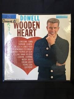 Joe Dowell, Wooden Heart Vinyl. 