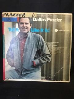 Dallas Frazier, Tell It Like It Is Vinyl. 