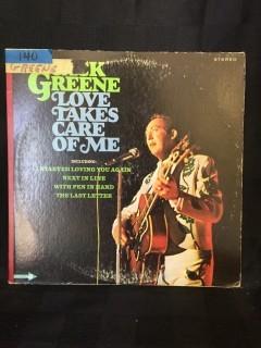 Jack Greene, Love Takes Care of Me Vinyl. 