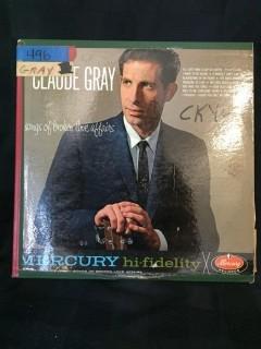 Claude Gray, Songs of Broken Love Affairs Vinyl. 