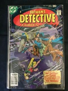 DC Batman's Detective Comics Comic, No. 473. 