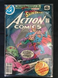 DC Superman's Action Comics Comic, No. 491.