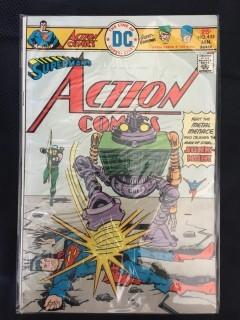 DC Superman's Action Comics Comic, No. 455.