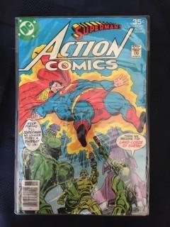 DC Superman's Action Comics Comic, No. 477. 