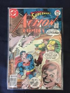 DC Superman's Action Comics Comic, No. 468.