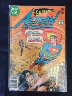 DC Superman's Action Comics Comic, No. 476.