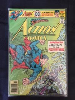 DC Superman's Action Comics Comic, No. 464. 