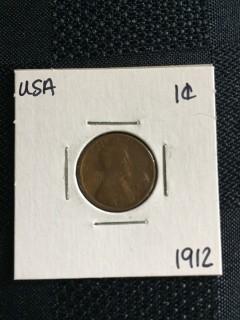1912 US Wheat 1 Cent