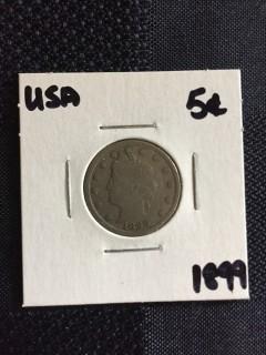 1899 US Liberty Nickel