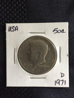 1971s US 1/2 Dollar