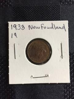 1938 Newfoundland 1 Cent