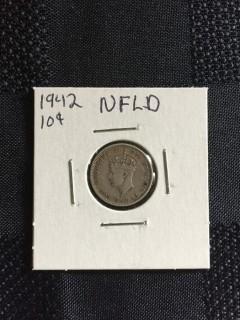 1942 Newfoundland 10 Cent
