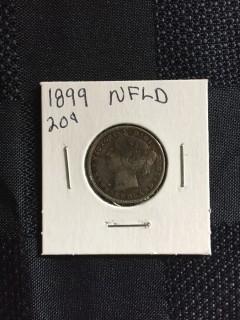 1899 Newfoundland 20 Cent