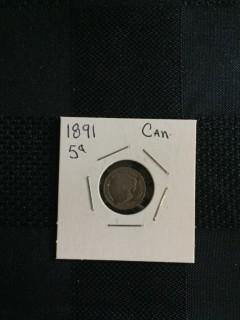 1891 5 Cent