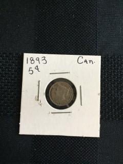 1893 5 Cent