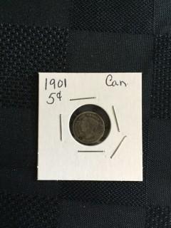 1901 5 Cent