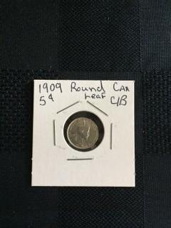 1909 C/B 5 Cent