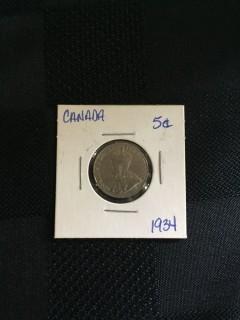 1934 5 Cent