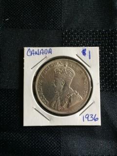 1936 Silver Dollar