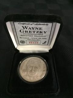 1999 Wayne Gretzky Retirement Medallion