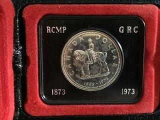 1973 RCMP Silver Dollar (Cased)