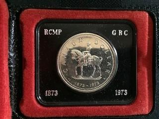 1973 RCMP Silver Dollar (Cased)
