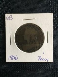 1896 British 1 Penny