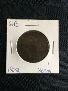 1902 British 1 Penny