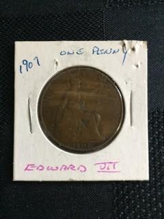 1907 British 1 Penny