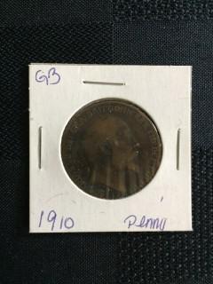 1910 British 1 Penny