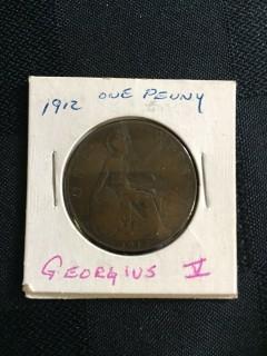 1912 British 1 Penny