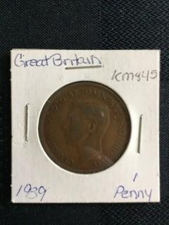 1939 British 1 Penny