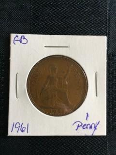 1961 British 1 Penny
