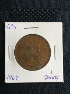 1962 British 1 Penny