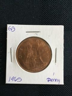 1965 British 1 Penny