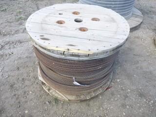 (1) 1/2" Spool of Wire Rope