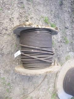 (1) 1/2" Spool of Wire Rope