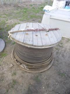 (1) 3/4" Spool of Wire Rope