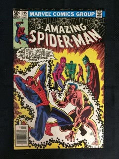 Marvel The Amazing Spiderman Comic, No. 215.