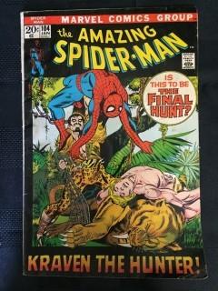 Marvel The Amazing Spiderman Comic, No. 104. 