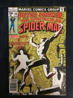 Marvel The Spectacular Spiderman Comic, No. 20.