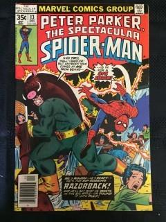 Marvel The Spectacular Spiderman Comic, No. 13.