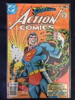 DC Superman's Action Comics Comic, No. 485. 