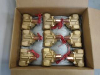 Selling  Off-Site, Griswold 2" Brass Solenoid Valves. * For Viewing Contact Graham @ 403-608-7456.*