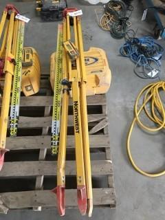 Spectra 500 Laser Level with Tripod, Transit Stick & HL700 Laser Receiver.